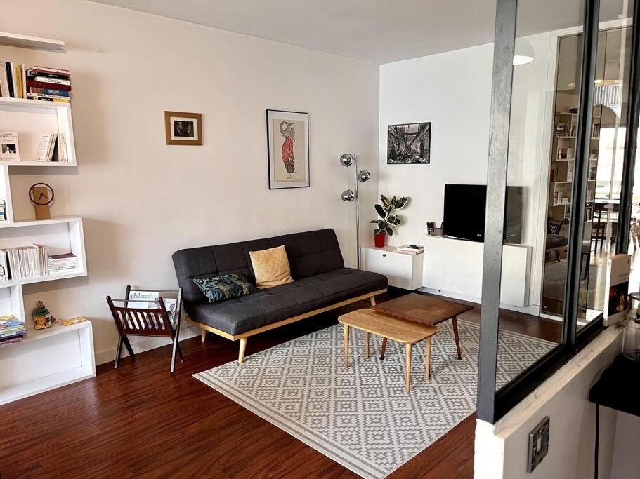 Paris : Appartement Familial Avec Parking Prive Кліші Екстер'єр фото