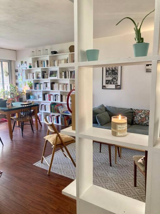 Paris : Appartement Familial Avec Parking Prive Кліші Екстер'єр фото